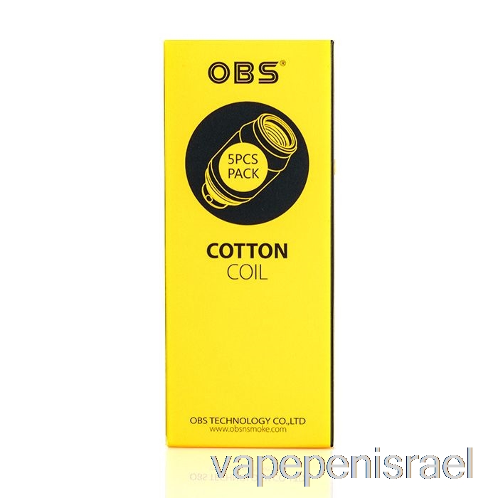 סלילי החלפה חד פעמי Vape Israel Obs Cube Mini 1.2ohm N1 Kanthal Coil